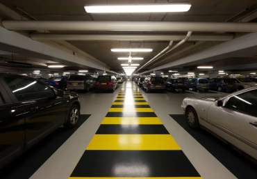 Asphalt repair work by Parking Lots Plus