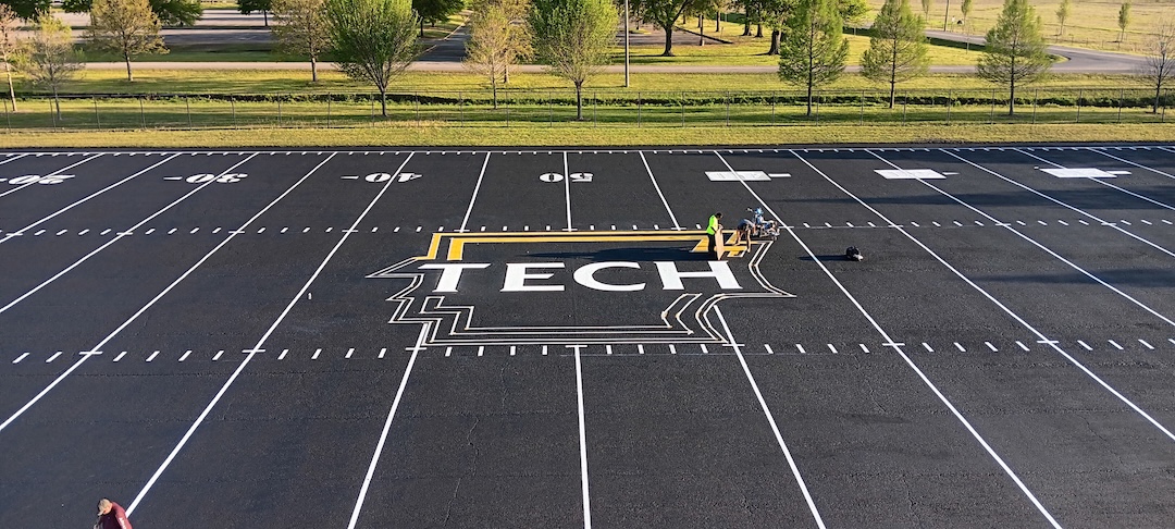 Arkansas Tech University Band Practice Field Crack Sealing project photo 6 in Russellville, AR