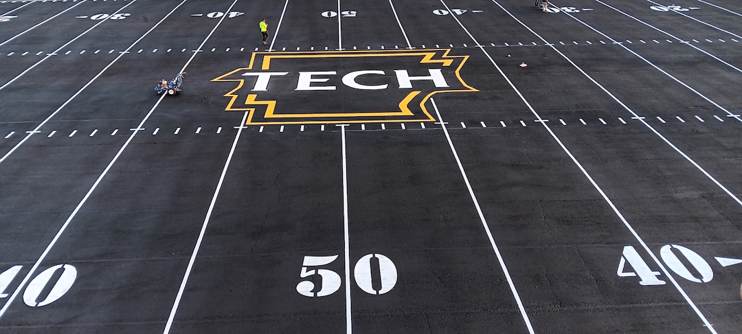 Arkansas Tech University Band Practice Field Crack Sealing project photo 1 in Russellville, AR