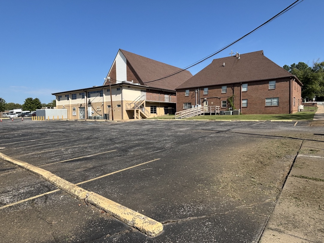 Genesis Church Crack Sealing project photo 3 in Fayetteville, AR