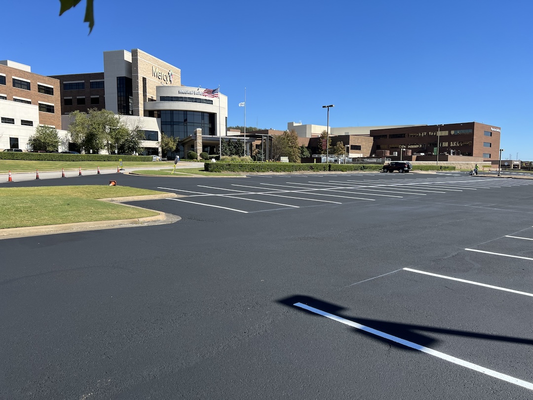 Mercy Hospital Crack Sealing project photo 6 in Fort Smith, AR