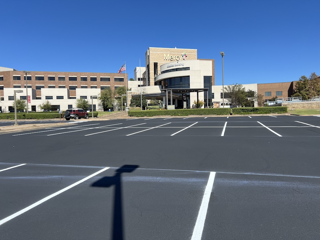 Mercy Hospital Crack Sealing project photo 5 in Fort Smith, AR